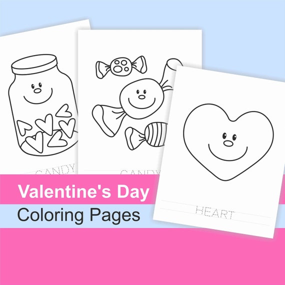 Valentines day coloring pages printable coloring pages for kids toddlers preschoolers valentine party activity valentine coloring book