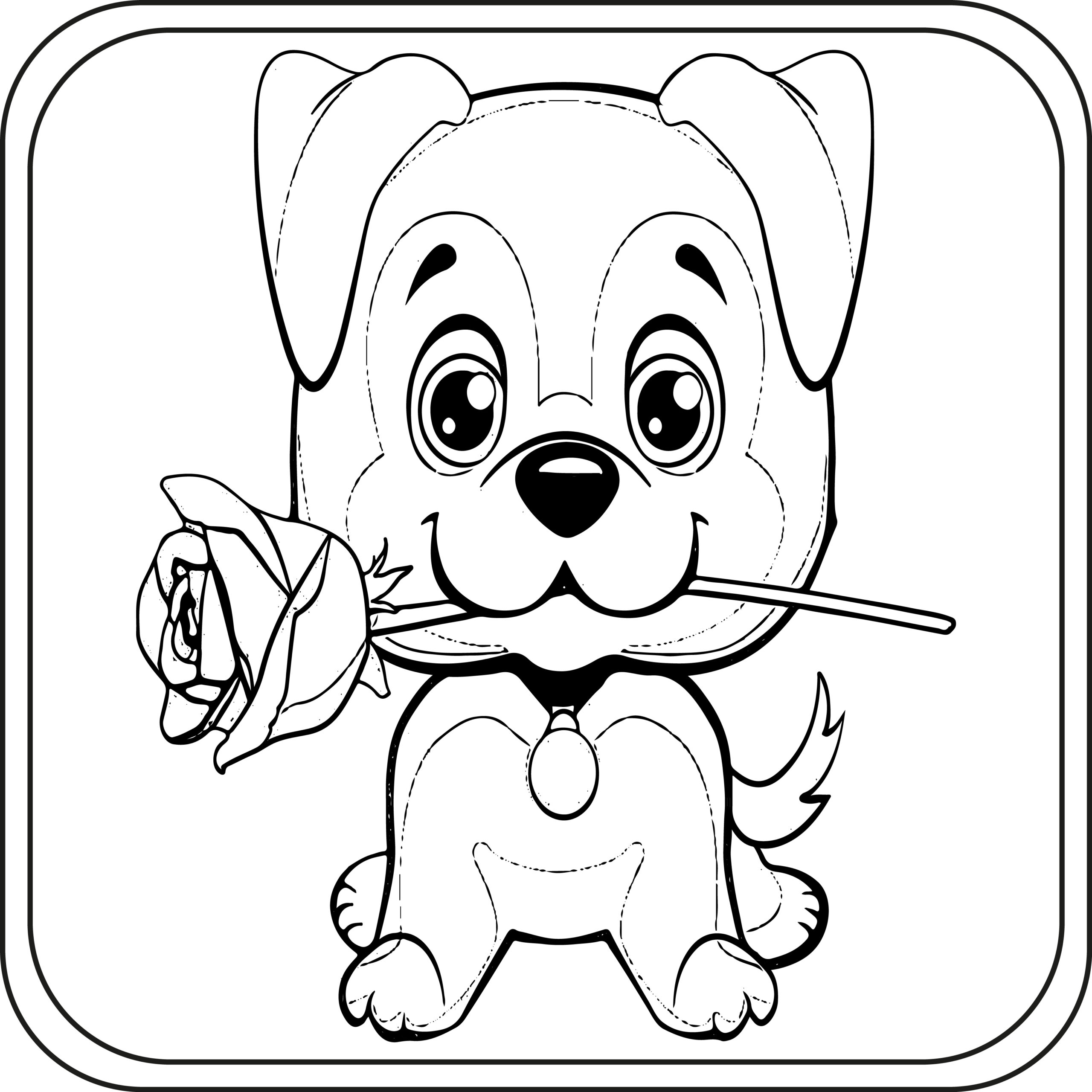 Hello puppy coloring pages preschool kindergarten first grade made by teachers