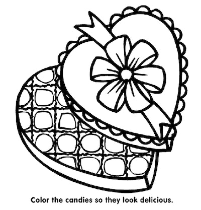 Free valentines day coloring printables worksheets for kids