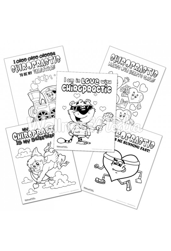 Chiropractic coloring page