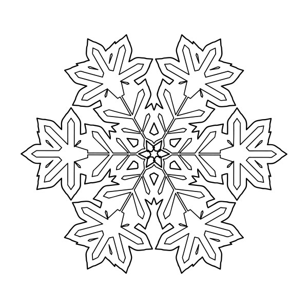 Printable snowflake templates to get you through any snow day â