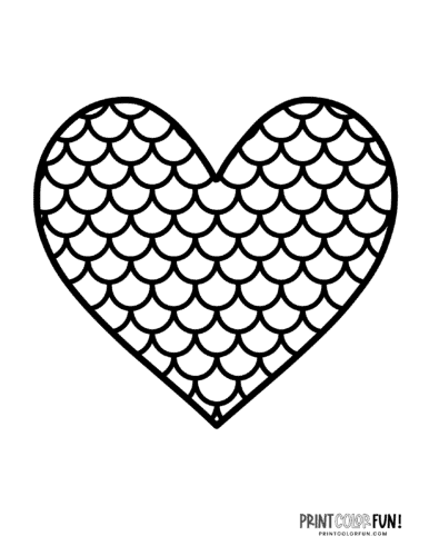 Printable heart coloring pages a huge collection of hearts for coloring crafting learning at