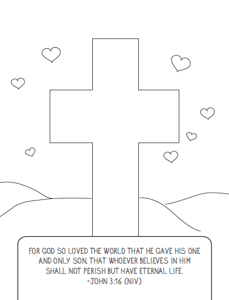 Valentines coloring page