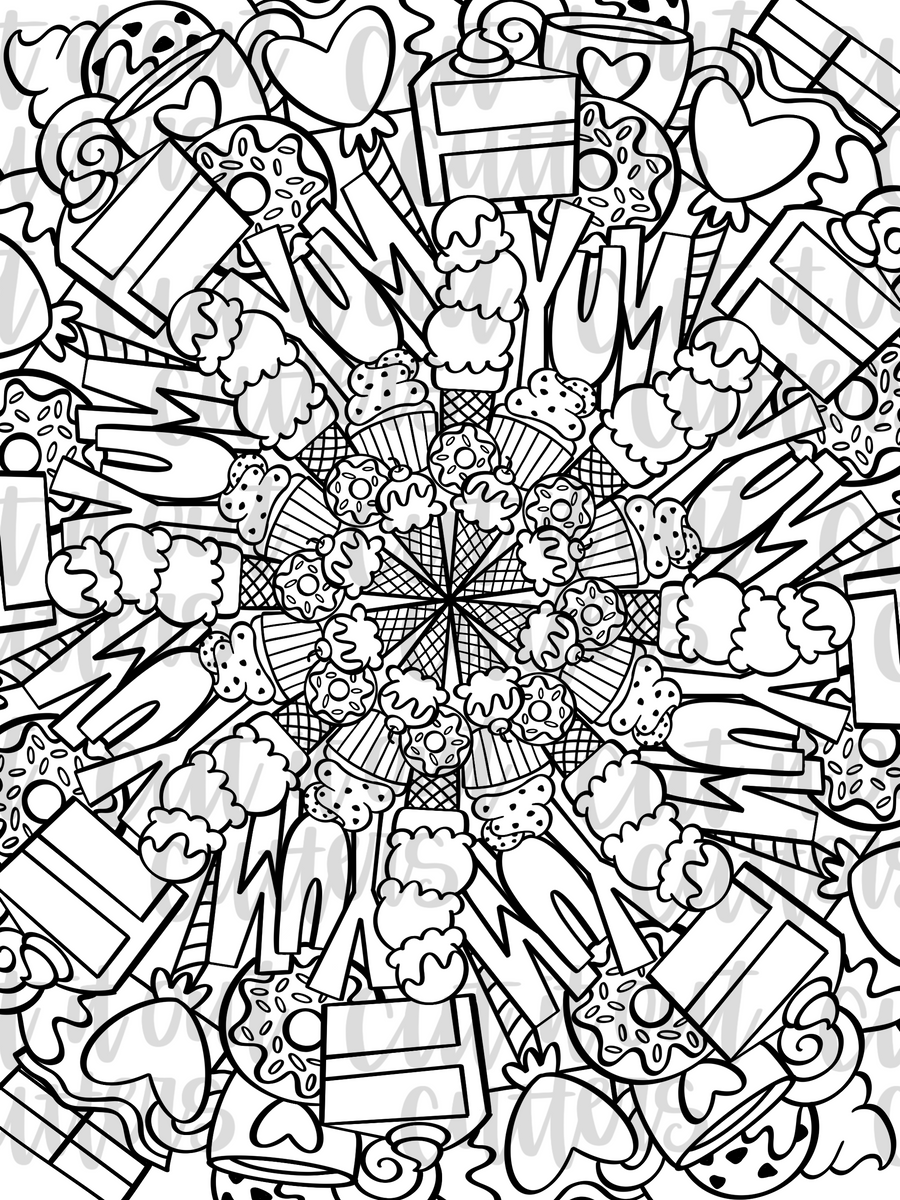 Valentine color sheet