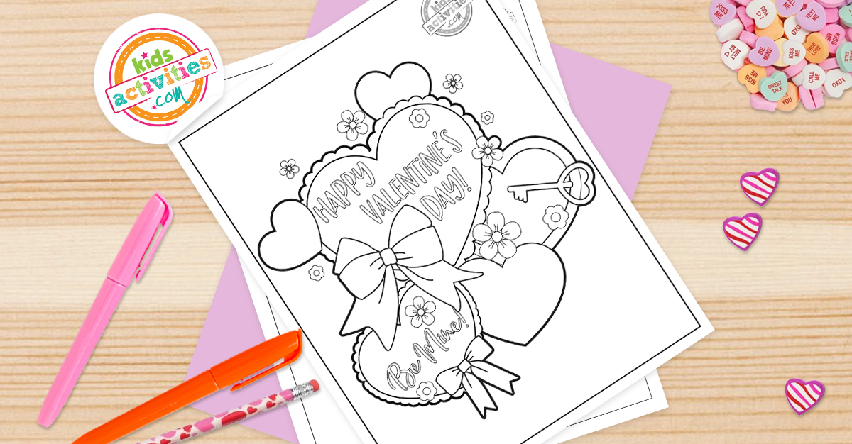 Valentines day coloring pages for adults kids activities blog