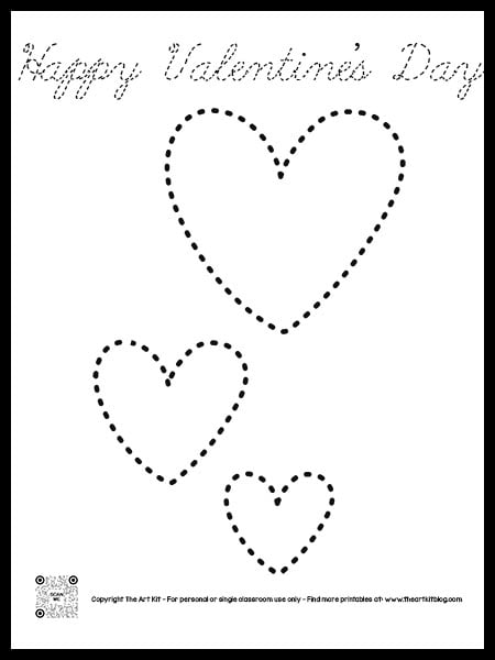 Happy valentines day coloring page cursive font â the art kit
