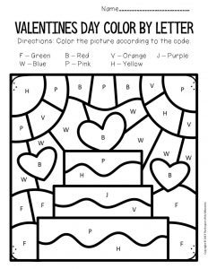 Capital letter valentines day preschool worksheets