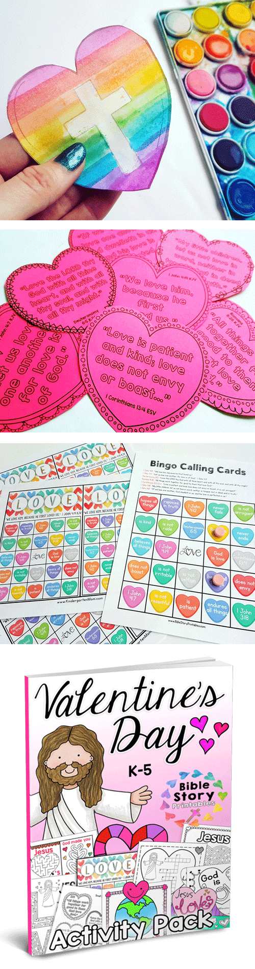 Valentines day bible activity pack