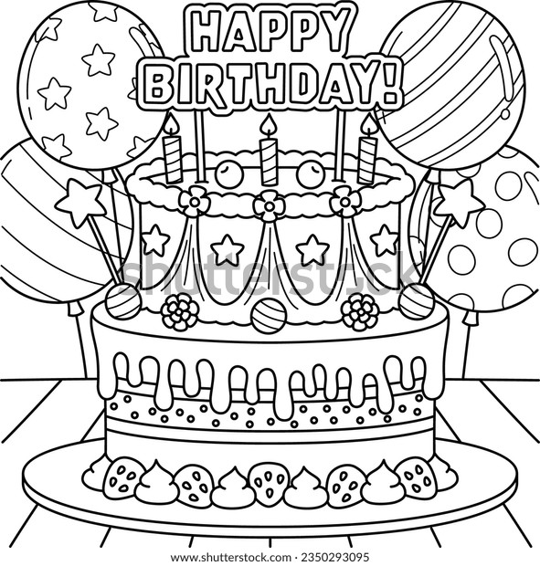 Thousand cake coloring pages royalty