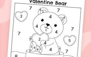 Valentines color by number archives mrs merry