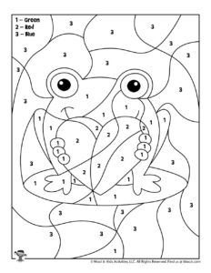 Valentines day color by number pages woo jr kids activities childrens publishing