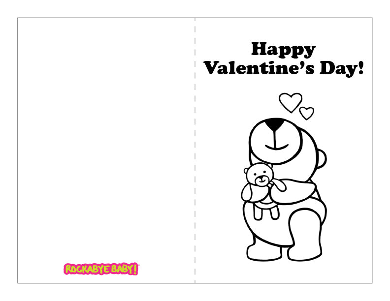 Printable valentines day cards â rockabye baby