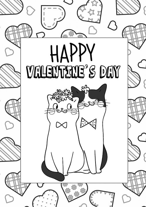 Download valentines day coloring royalty
