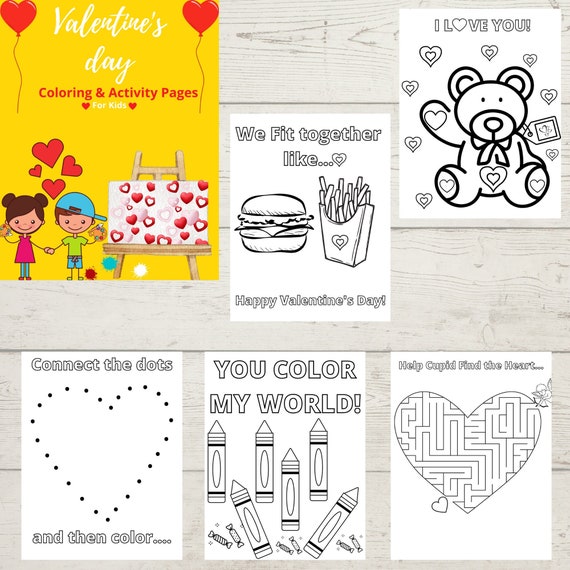 Valentines day coloring and activity pages kids coloring and printable pages valentine party activity classroom valentine coloring pages