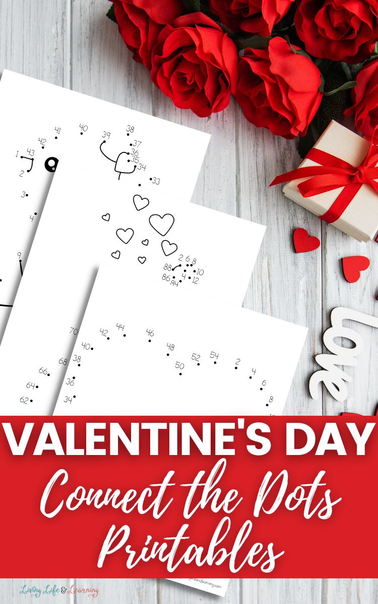 Valentines day connect the dots printables