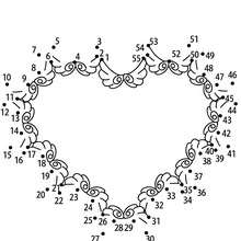 Heart box coloring pages
