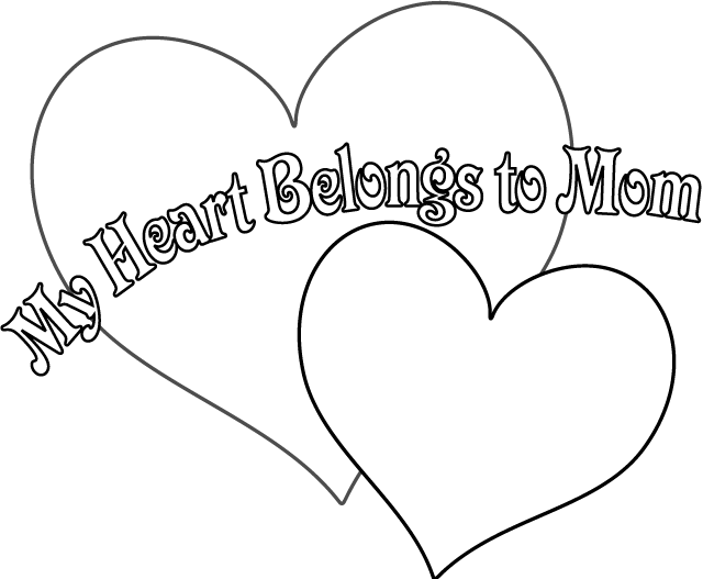 Mothers day coloring pages mom coloring pages heart coloring pages valentines day coloring page