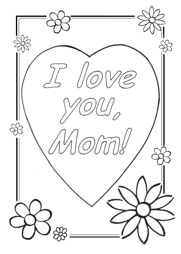 Mothers day coloring mom coloring pages mothers day coloring pages valentine coloring pages