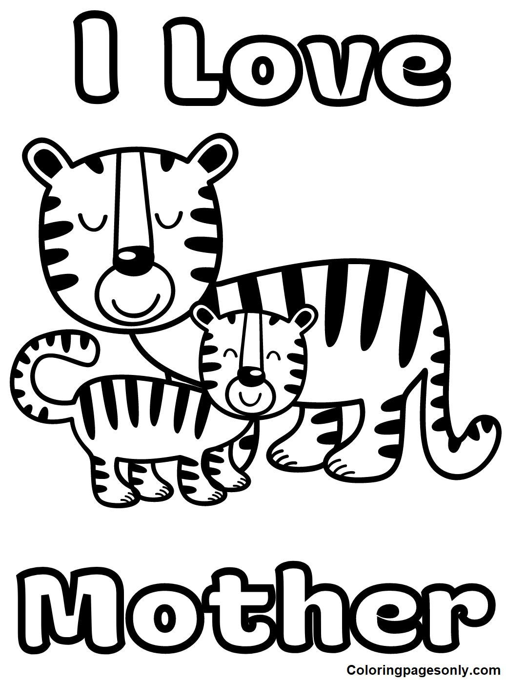 I love mom coloring pages printable for free download