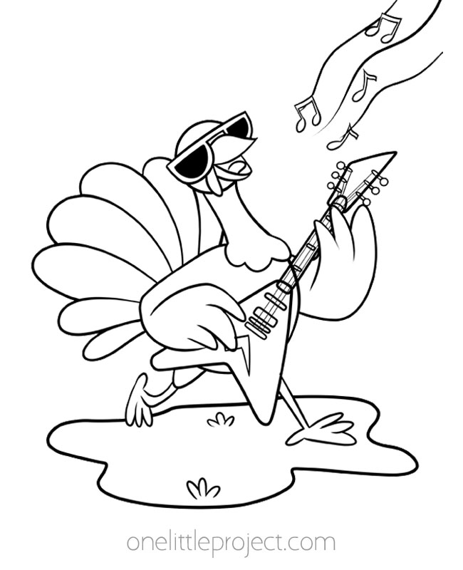 Turkey coloring pages free printable turkey coloring sheets