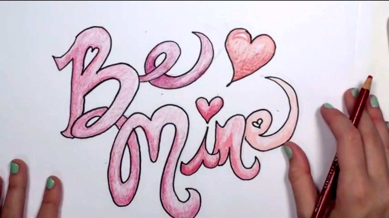 Valentines day drawing