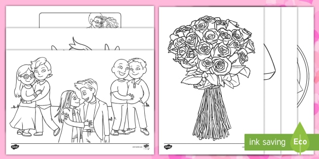 Valentines day louring pages resources