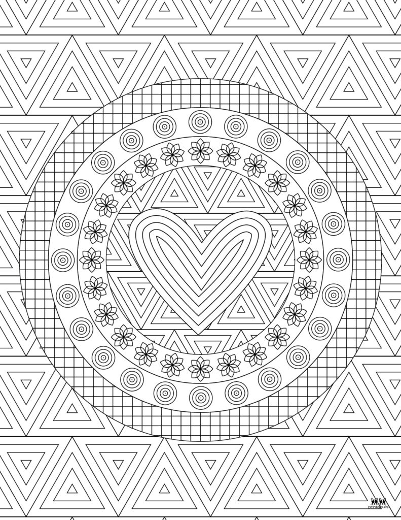 Valentines day coloring pages