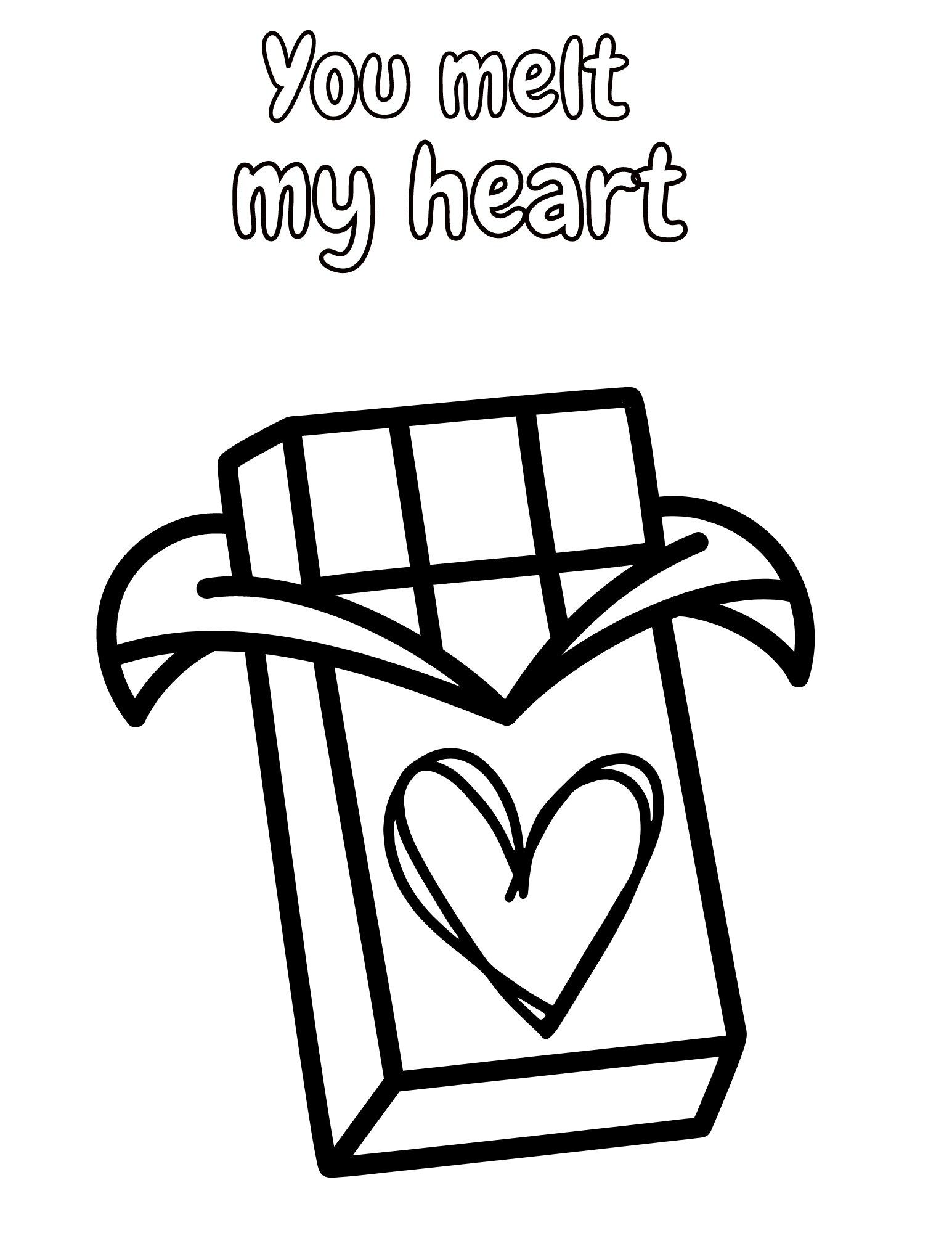 Valentines coloring pages