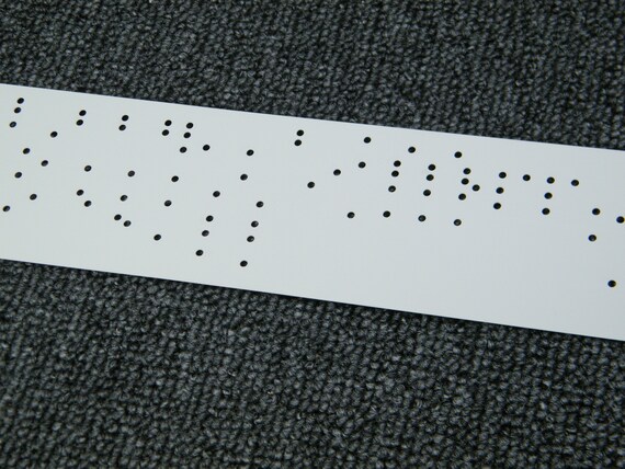 La vie en rose punched paper strip for note music box valentines day custom song personalized