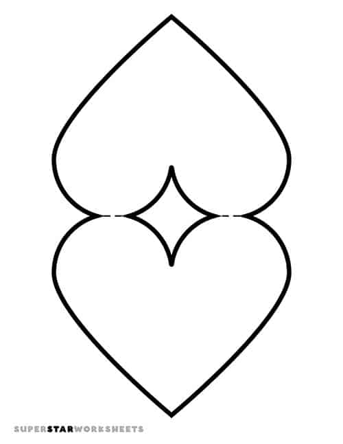 Valentines day card template