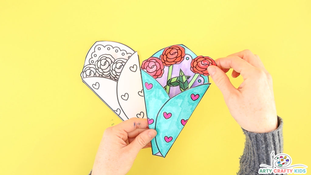 D valentines day coloring pages and crafts