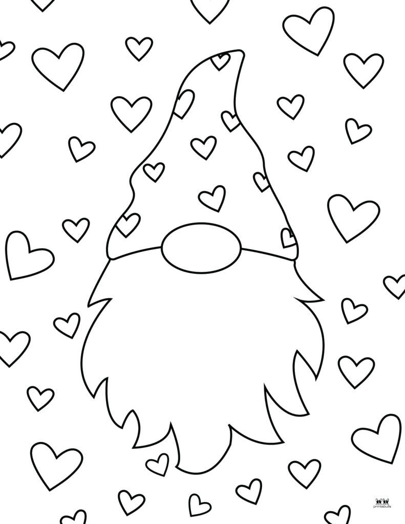Valentines day coloring pages