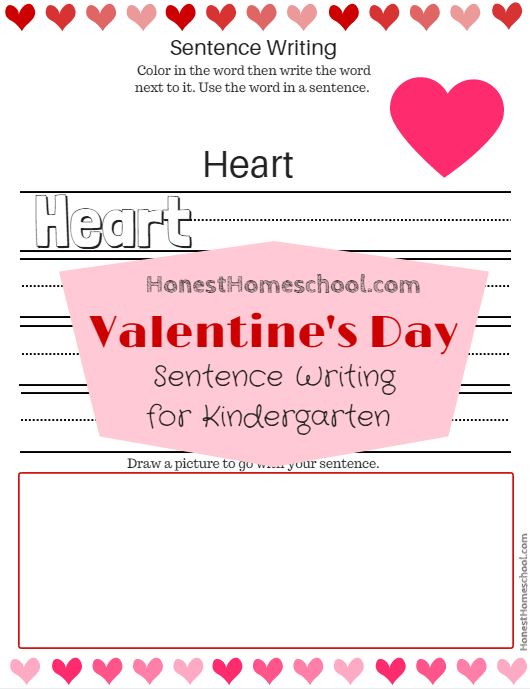 Free valentines day writing prompts printables