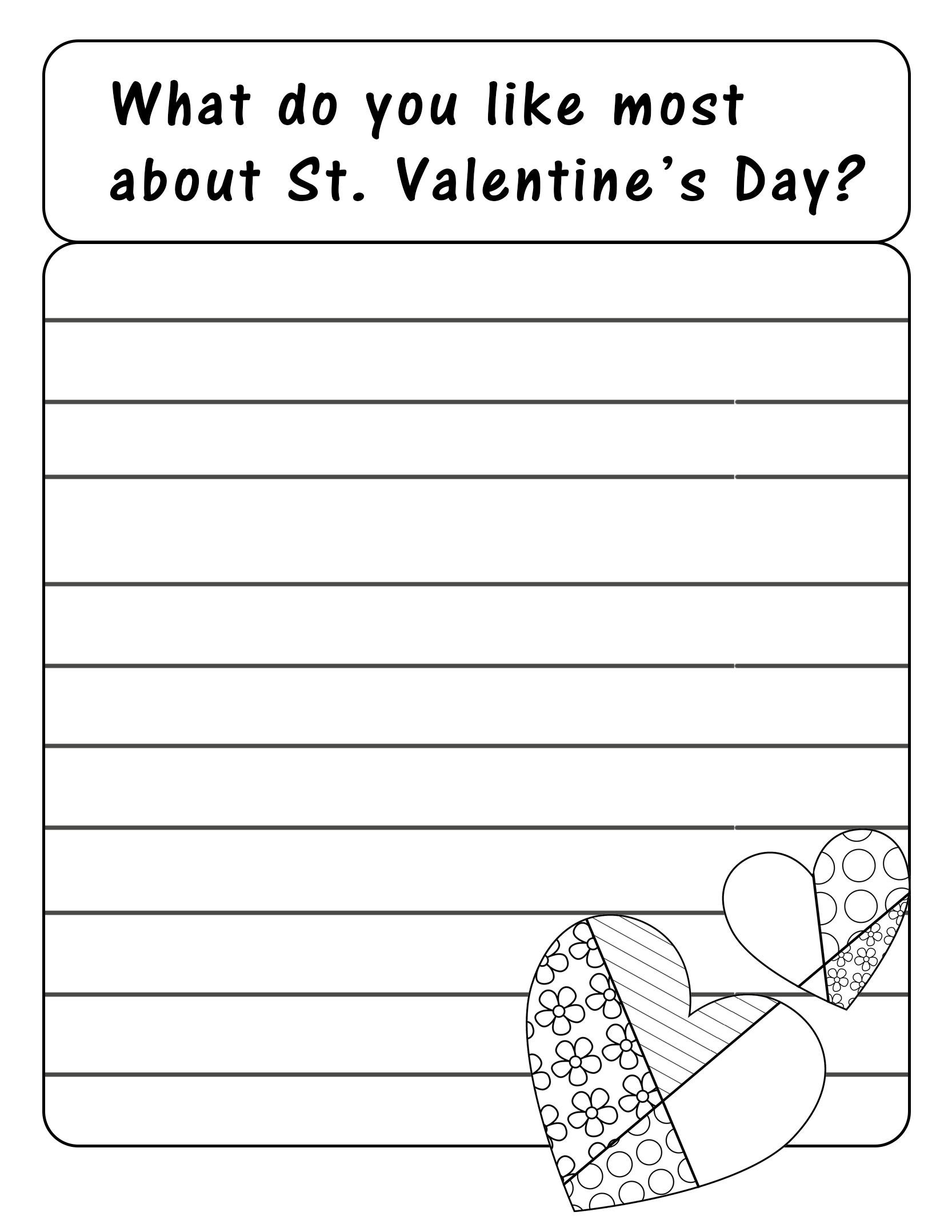 What do you like most about st valentines day free printable papercraft templates