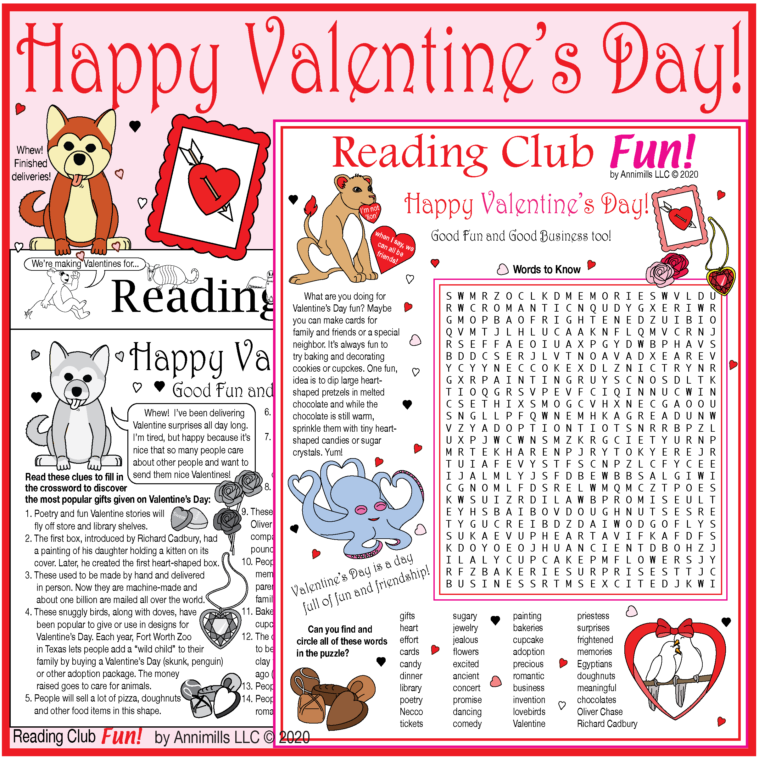 Valentines day puzzles â good business good fun for everyone off valentines puzzles valentines fun