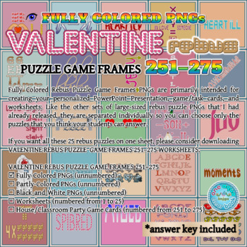 Valentine rebus tpt