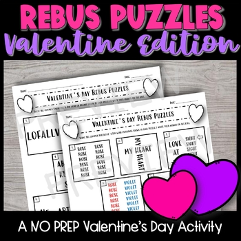Valentines day rebus tpt
