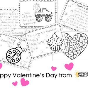 Valentines day everyday learn and play