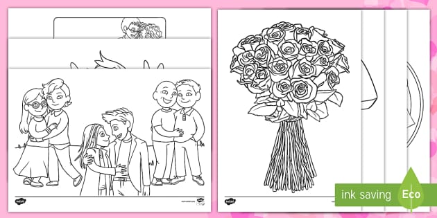 Valentines day louring pages resources