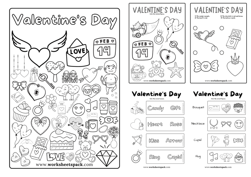 Best free valentines day coloring pages