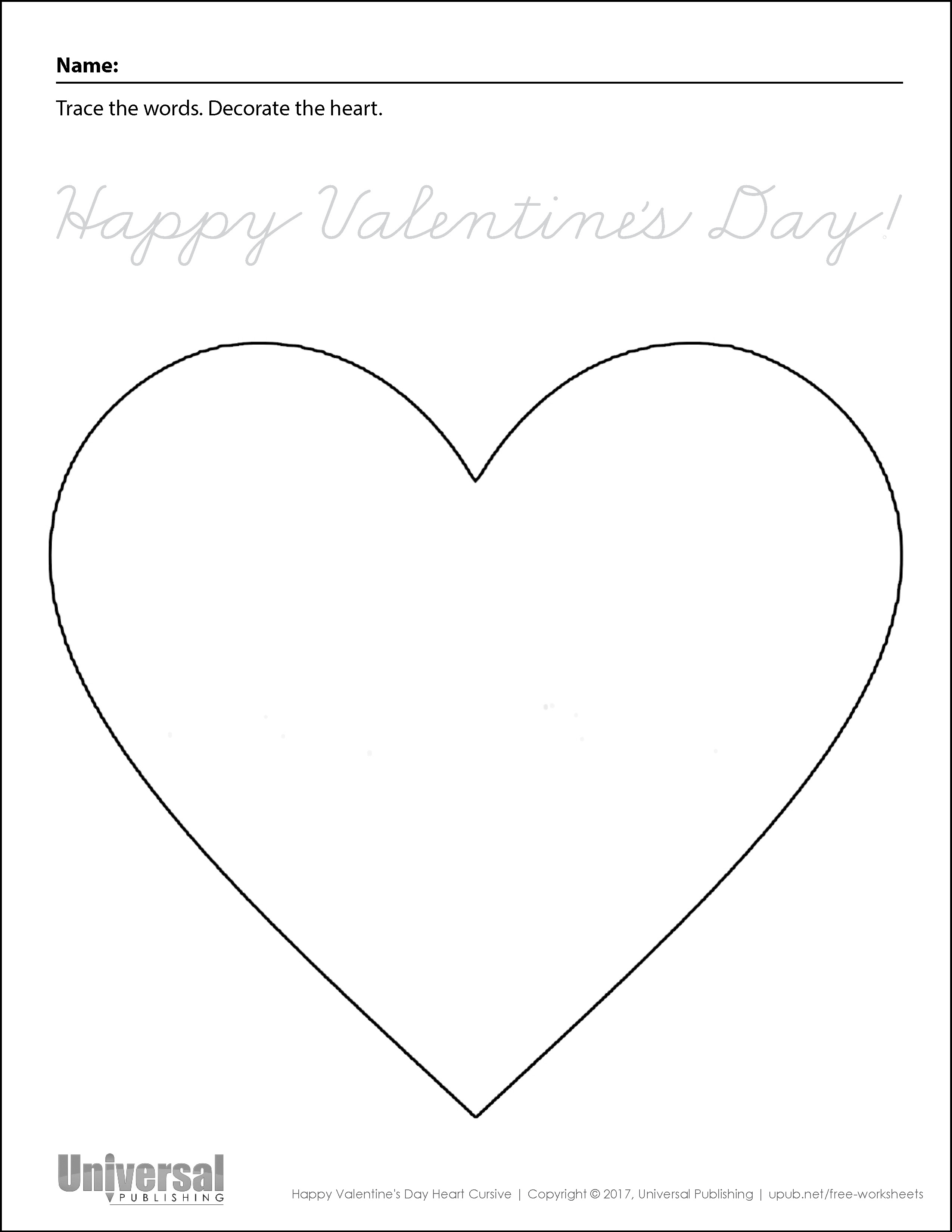 Valentines day free printables