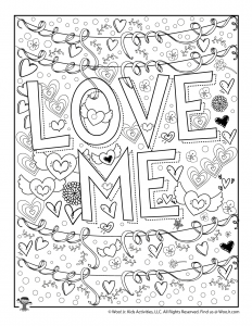 Valentines day adult coloring pages woo jr kids activities childrens publishing