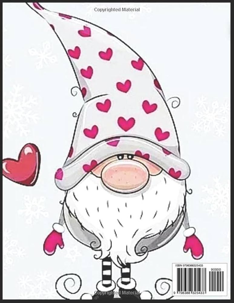 Valentine gnome coloring book with gnome coloring pages unleash your inner artist with our range of coloring book themes demanuel dawn books