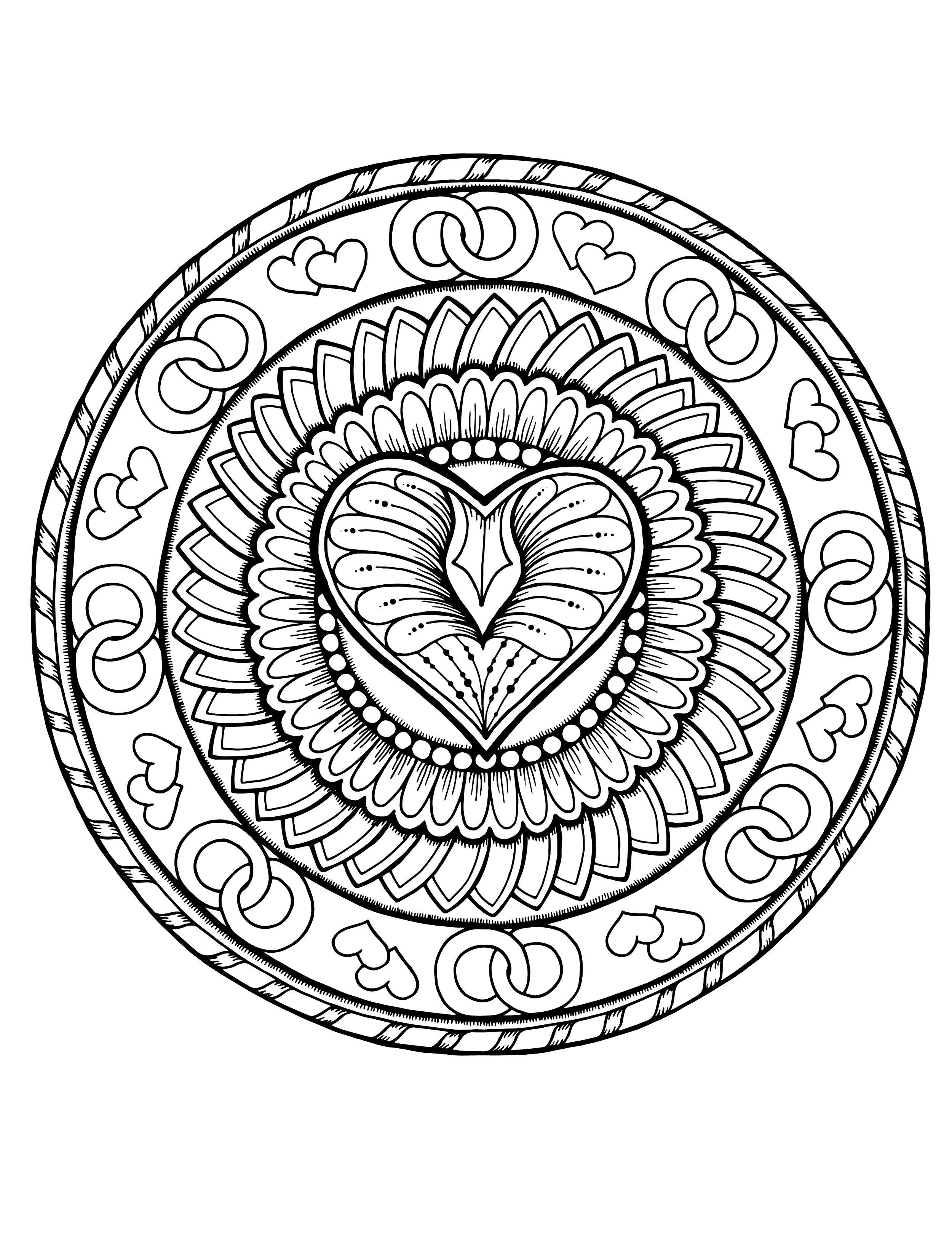 Pin on mandalas to color