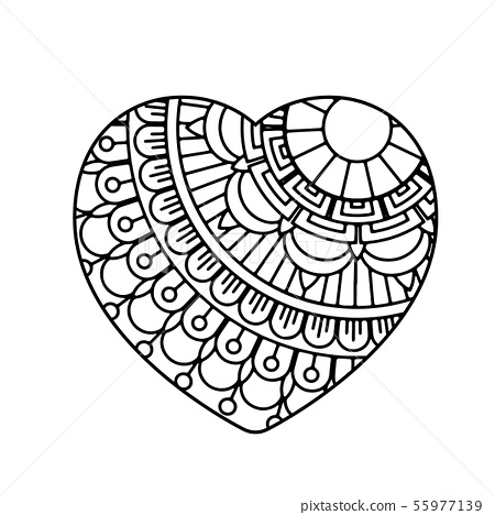 Valentines day coloring page