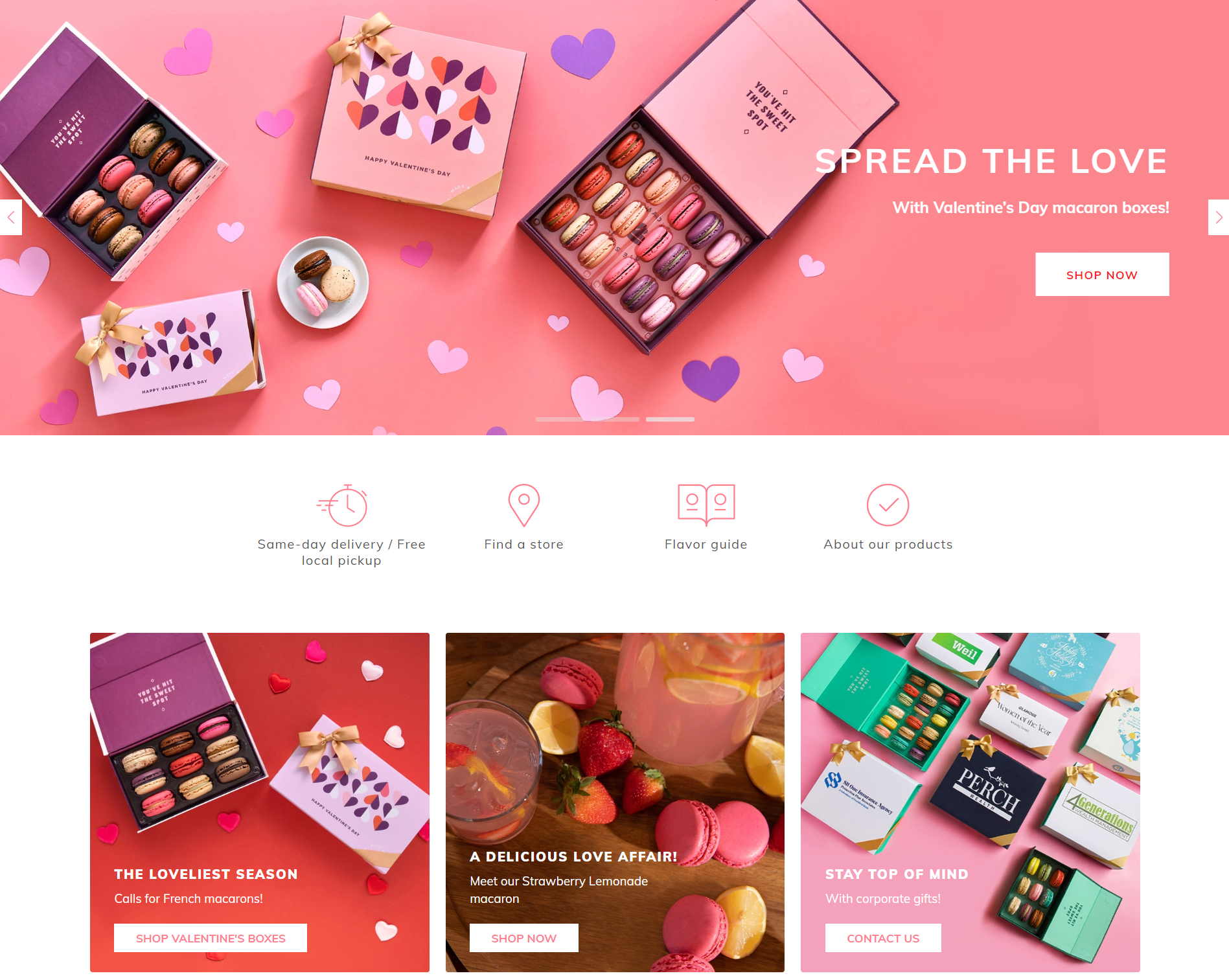Website design ideas for valentines day real examples â