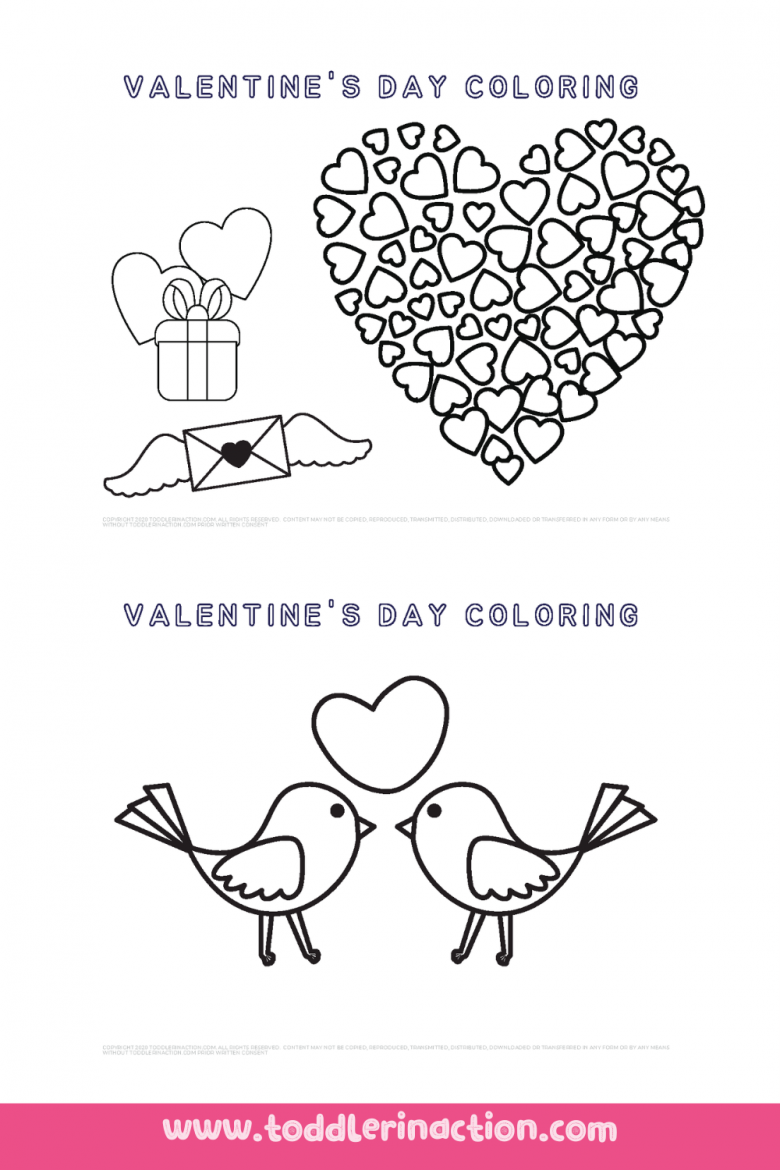Valentines day activities busy book printable