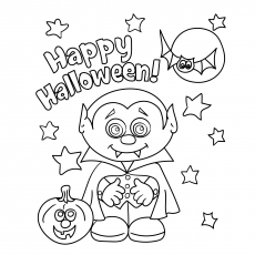 Top free printable vampire coloring pages online