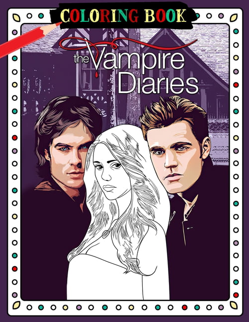 The vampire diaries coloring book paperback