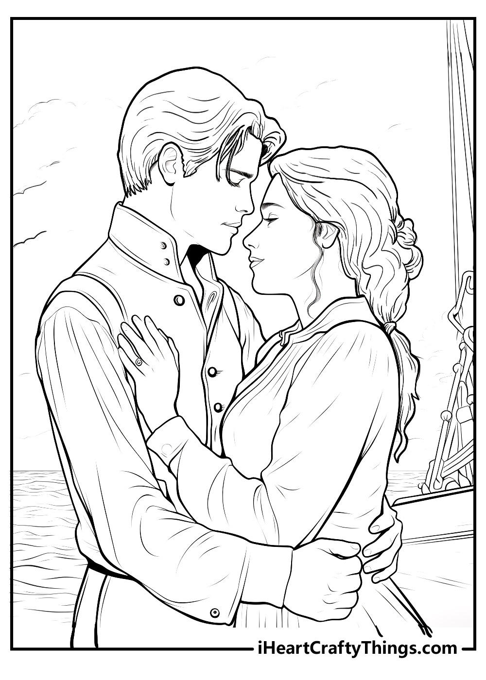 Printable titanic coloring pages updated